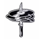 Vinyl Records Knife Pin Badge