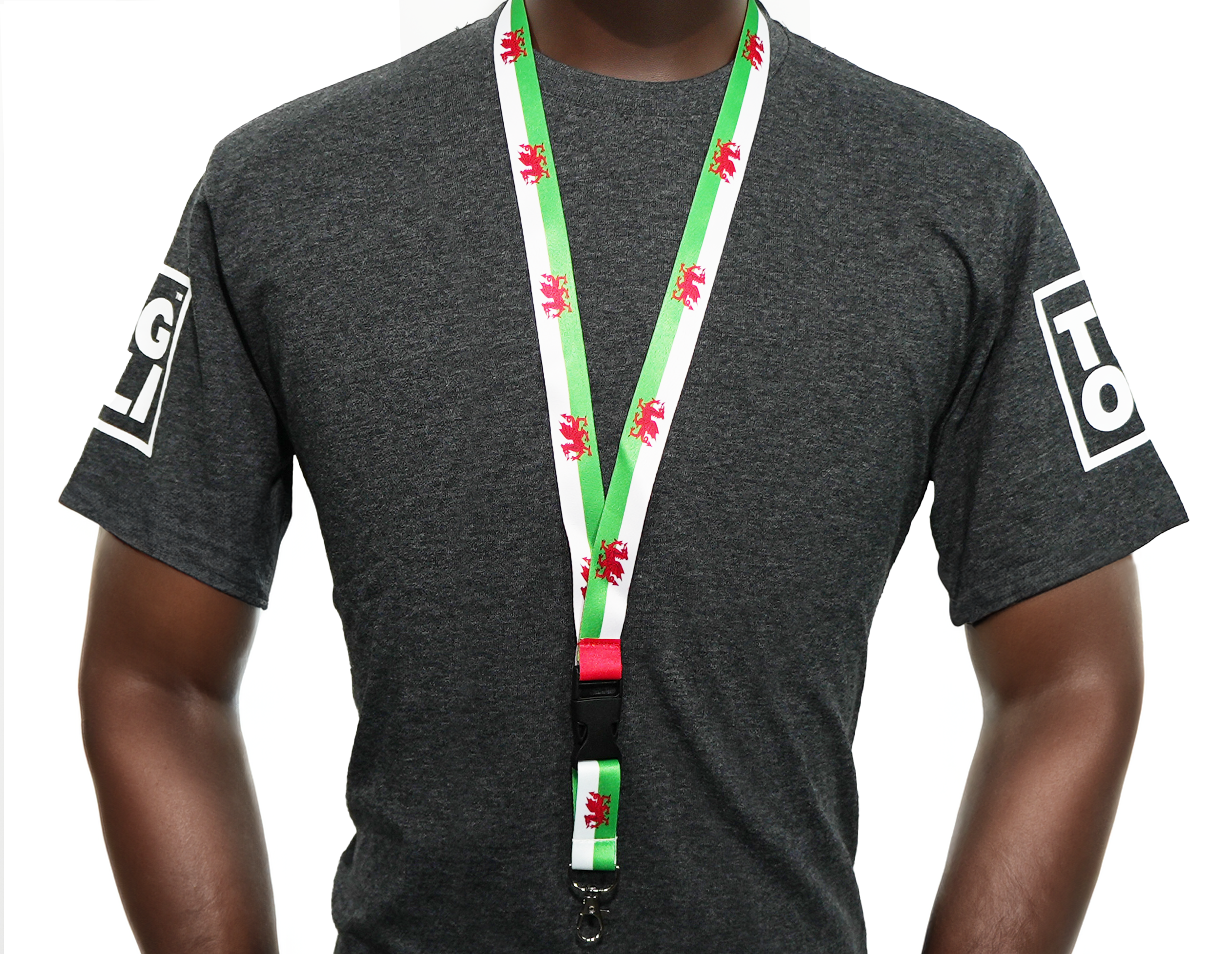 Wales Dragon Flag Lanyard Secondary image