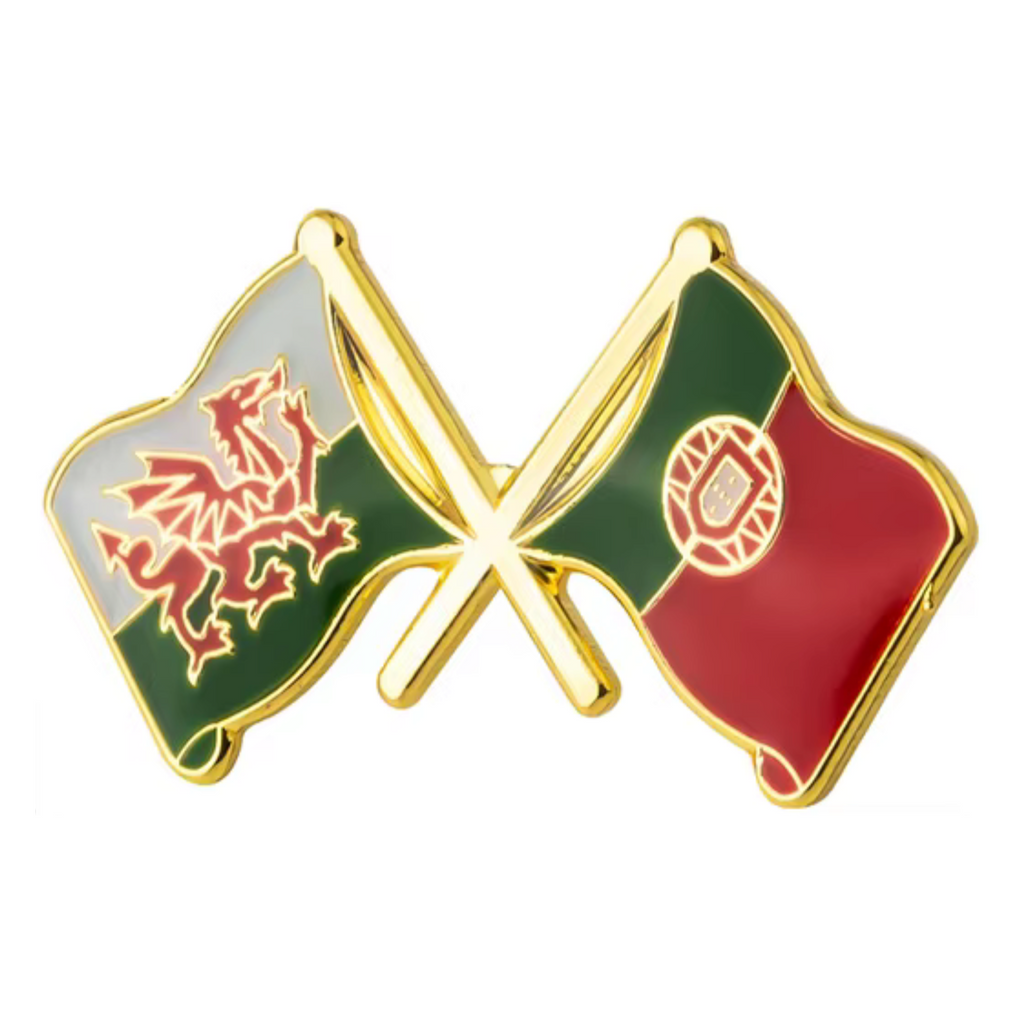 Wales & Portugal Friendship Pin Badge