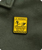 Warning Don’t Tell Me What to Do Enamel Pin Badge