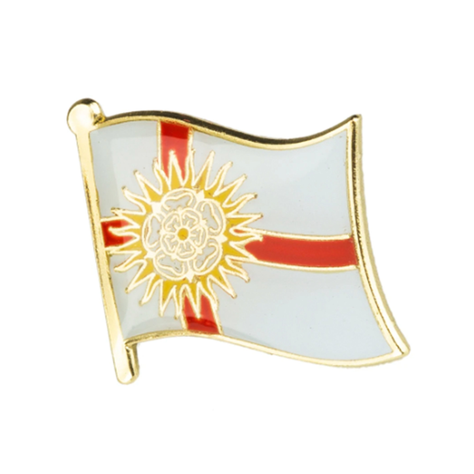 Insignia con la bandera del condado inglés de la región de West Riding  Imagen principal del producto