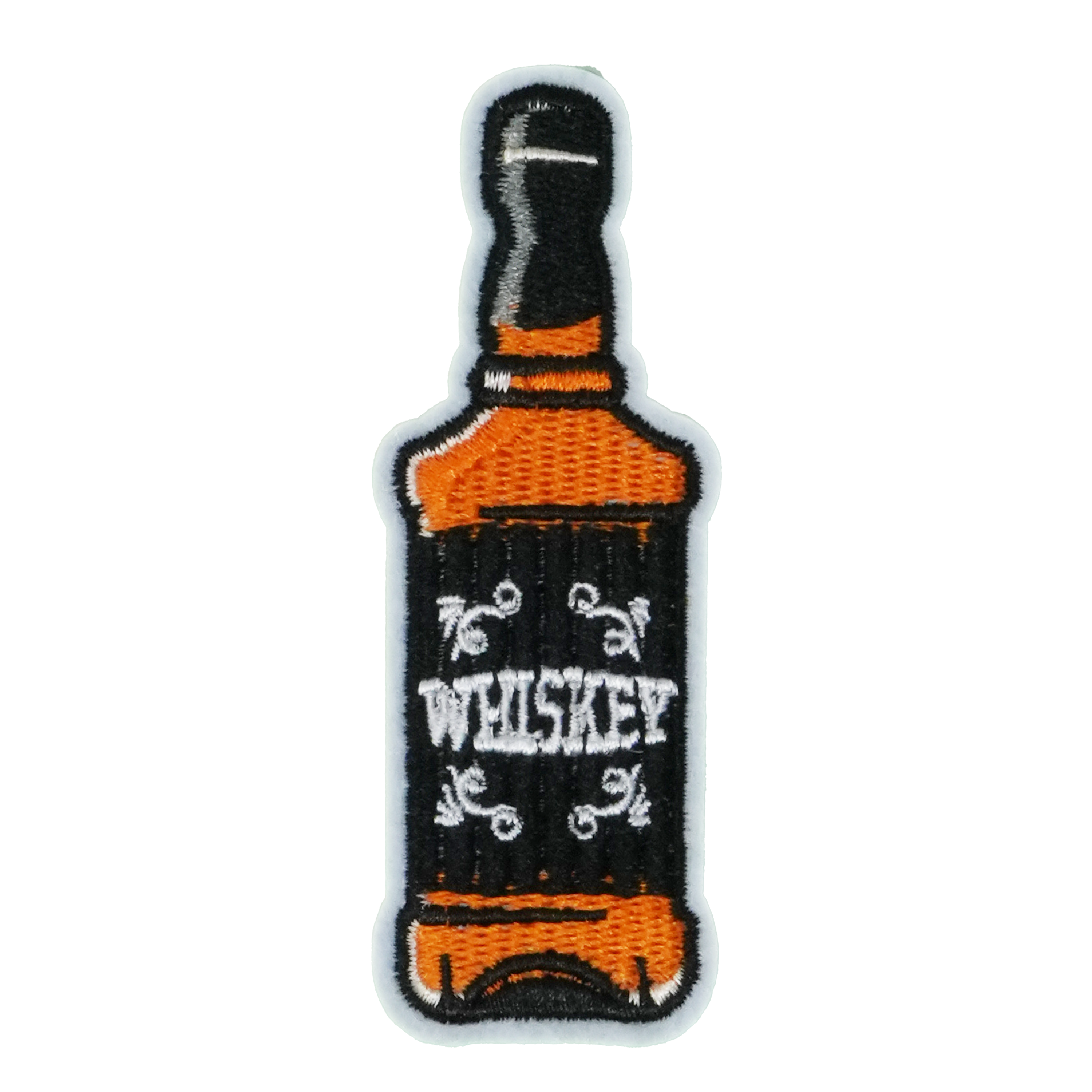 Parche termoadhesivo botella de whisky (8 x 3cm) Imagen principal del producto