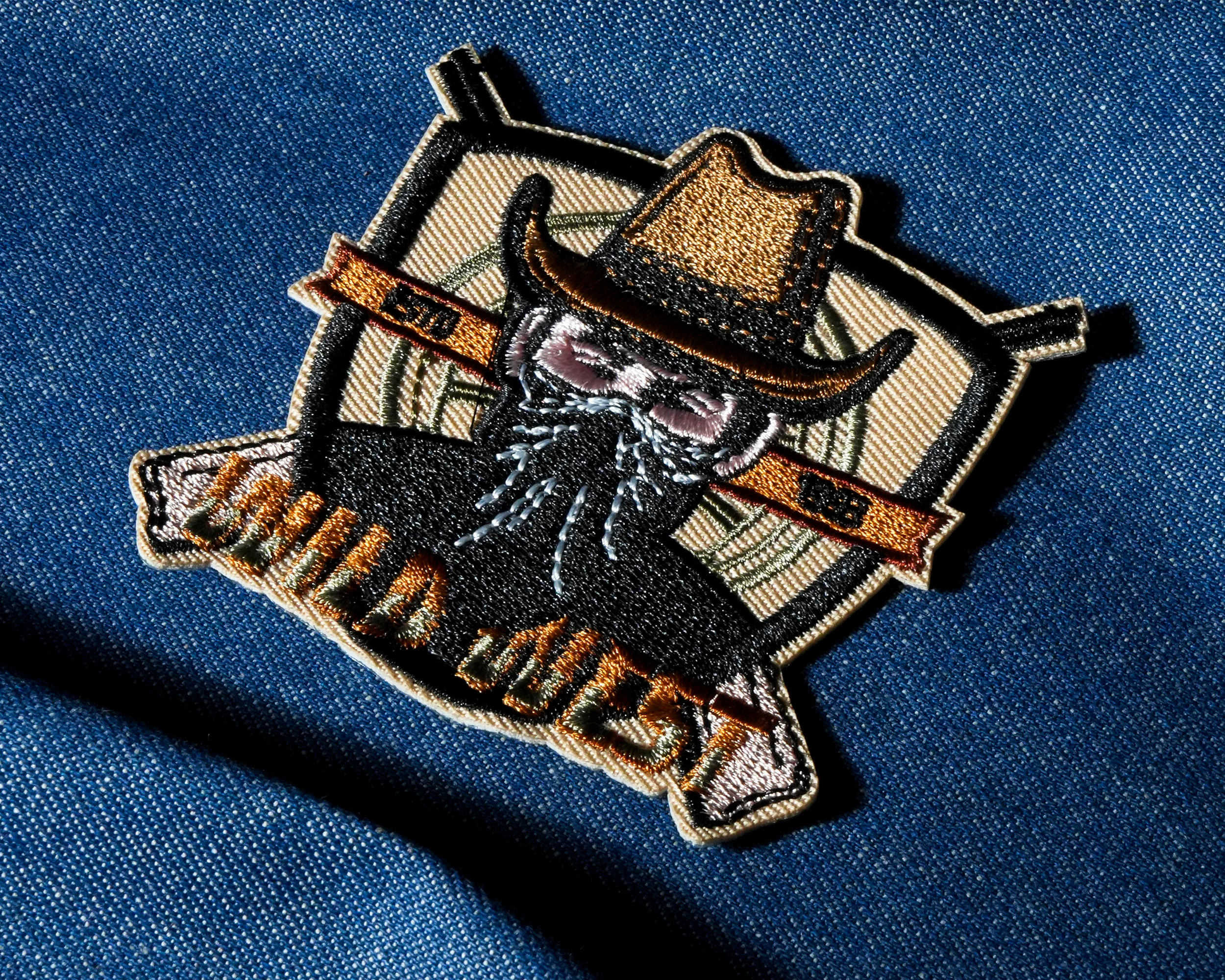 Parche Termoadhesivo de Bandido Armado del Viejo Oeste (7 x 7cm) Imagen secundaria del producto