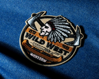 Wild West Indian Hatchet Patch Iron On (7x 7cm)