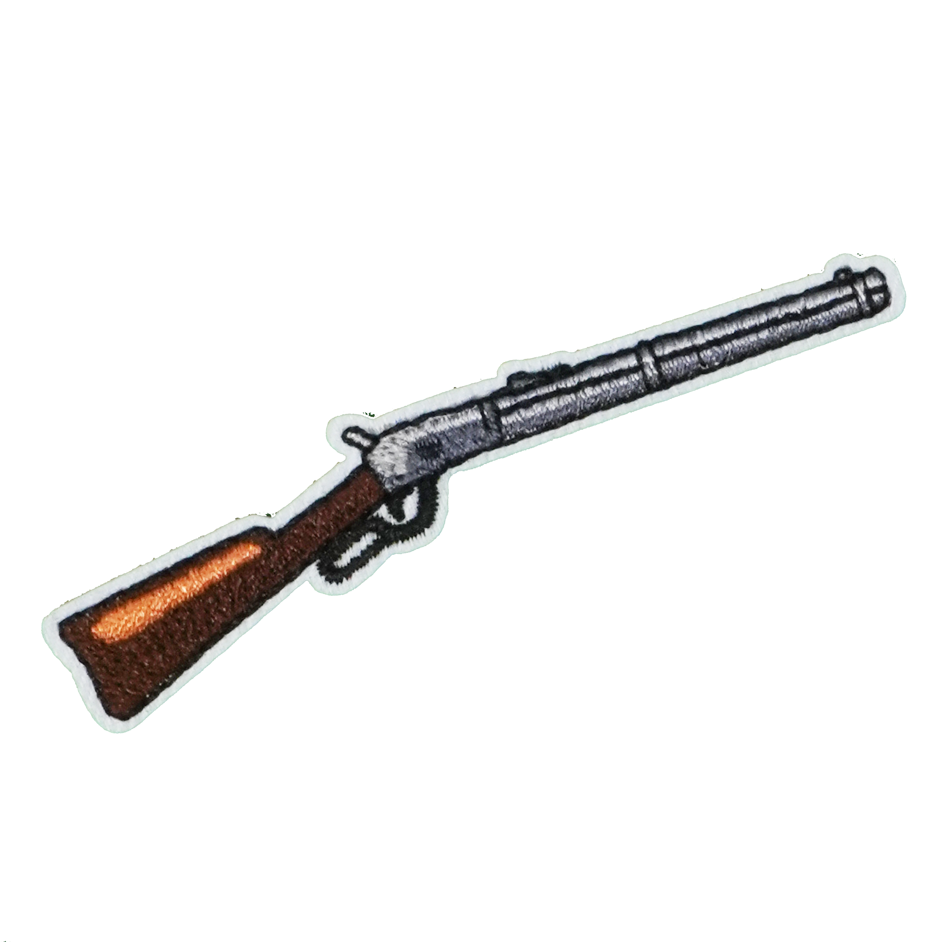Shotgun Winchester Wild West Patch Iron On (8 x 2cm) Main image