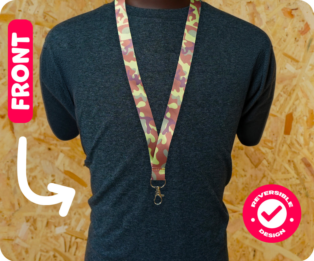 Woodland Camouflage Army Lanyard