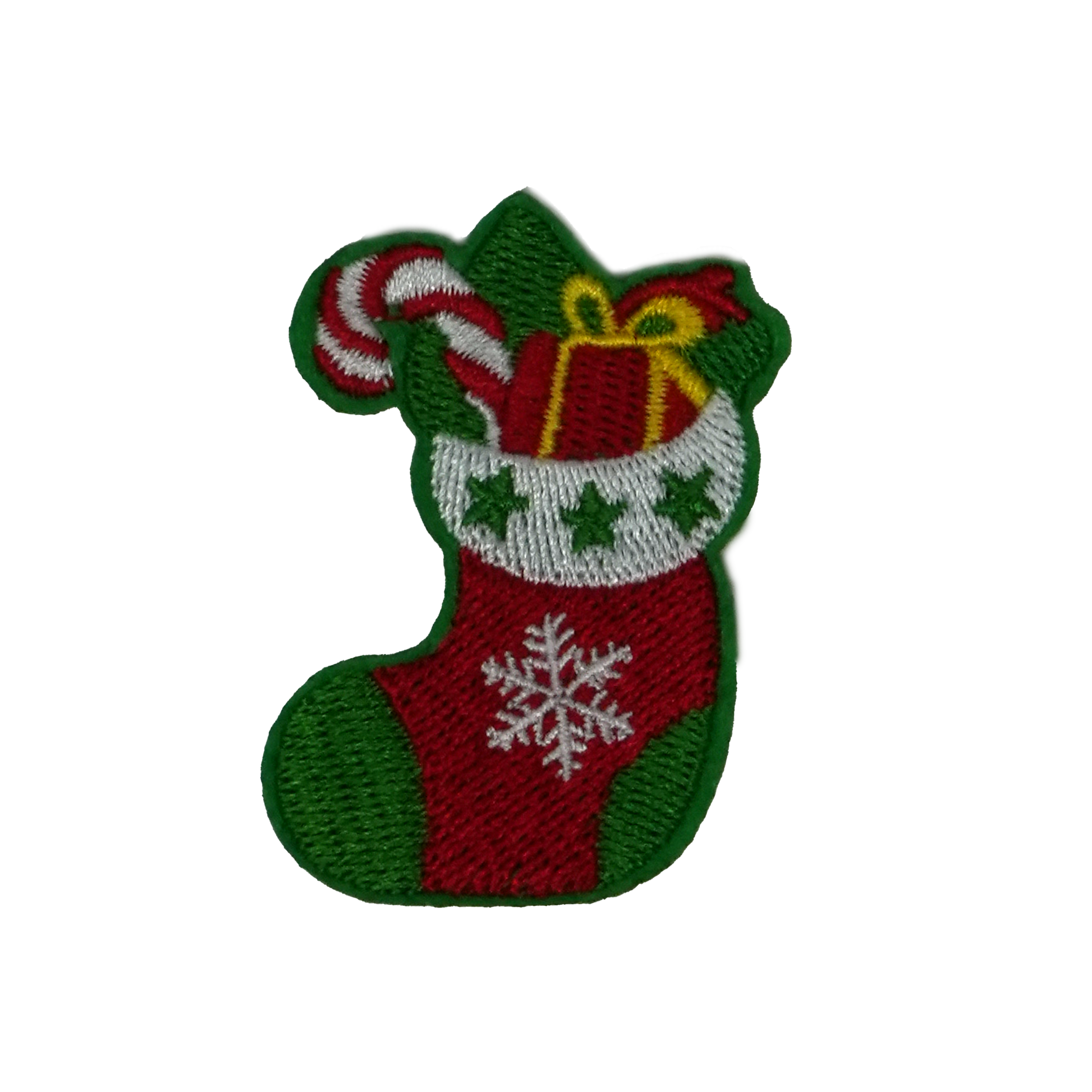 Calcetín Navideño Parche Termoadhesivo (5,5 x 3,5 cm) Imagen principal del producto