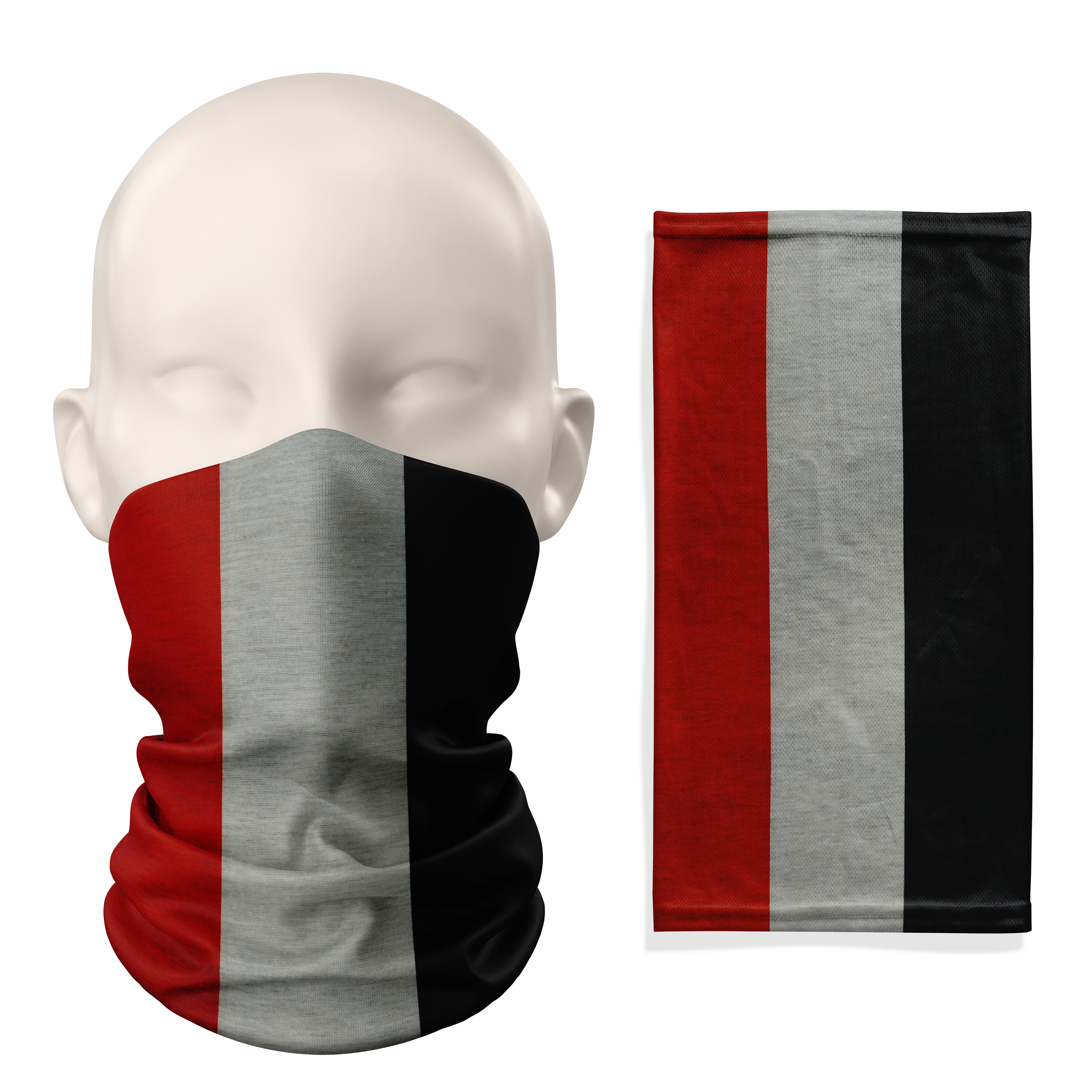 Yemen Flag Snood – Breathable Mask Neck Gaiter Face Covering Main image