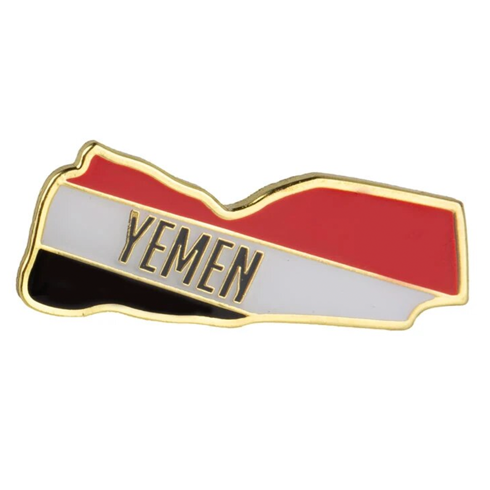 Pin con forma de país de Yemen Imagen principal del producto