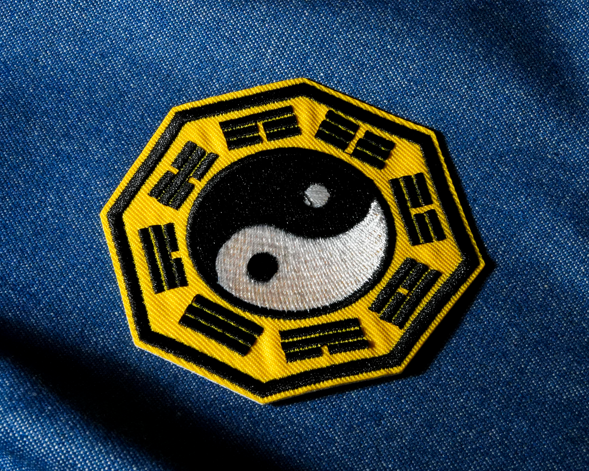 Yang & Yang Golden Patch Iron On (7 x 7cm) Secondary image