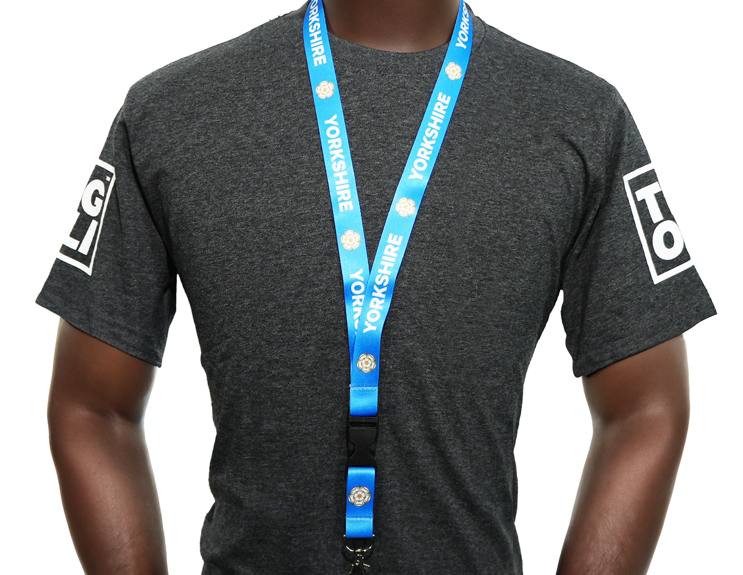 Yorkshire County White Rose Flag Lanyard Secondary image