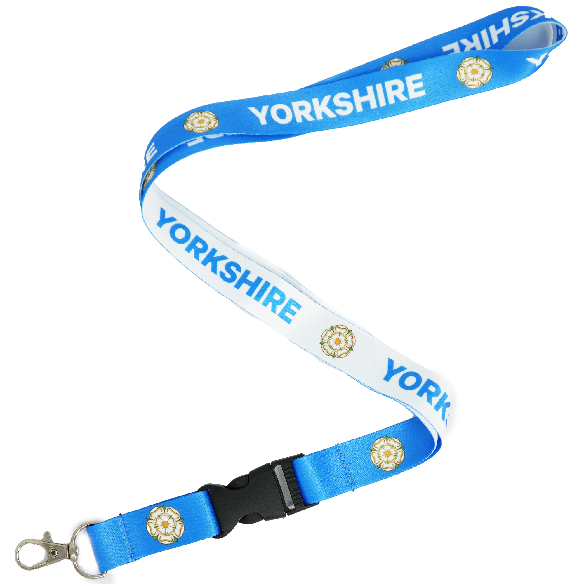 Yorkshire County White Rose Flag Lanyard Main image