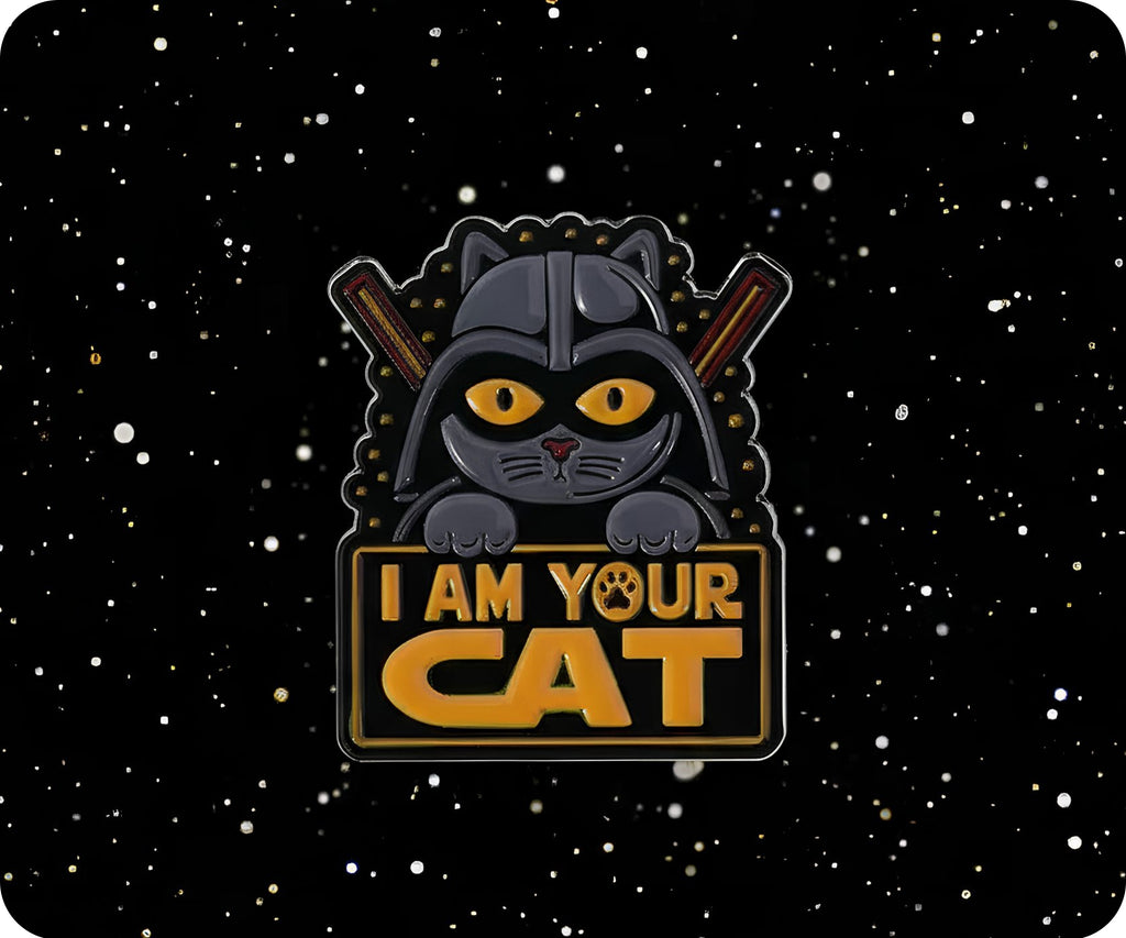 I Am Your Cat Space Pin Badge