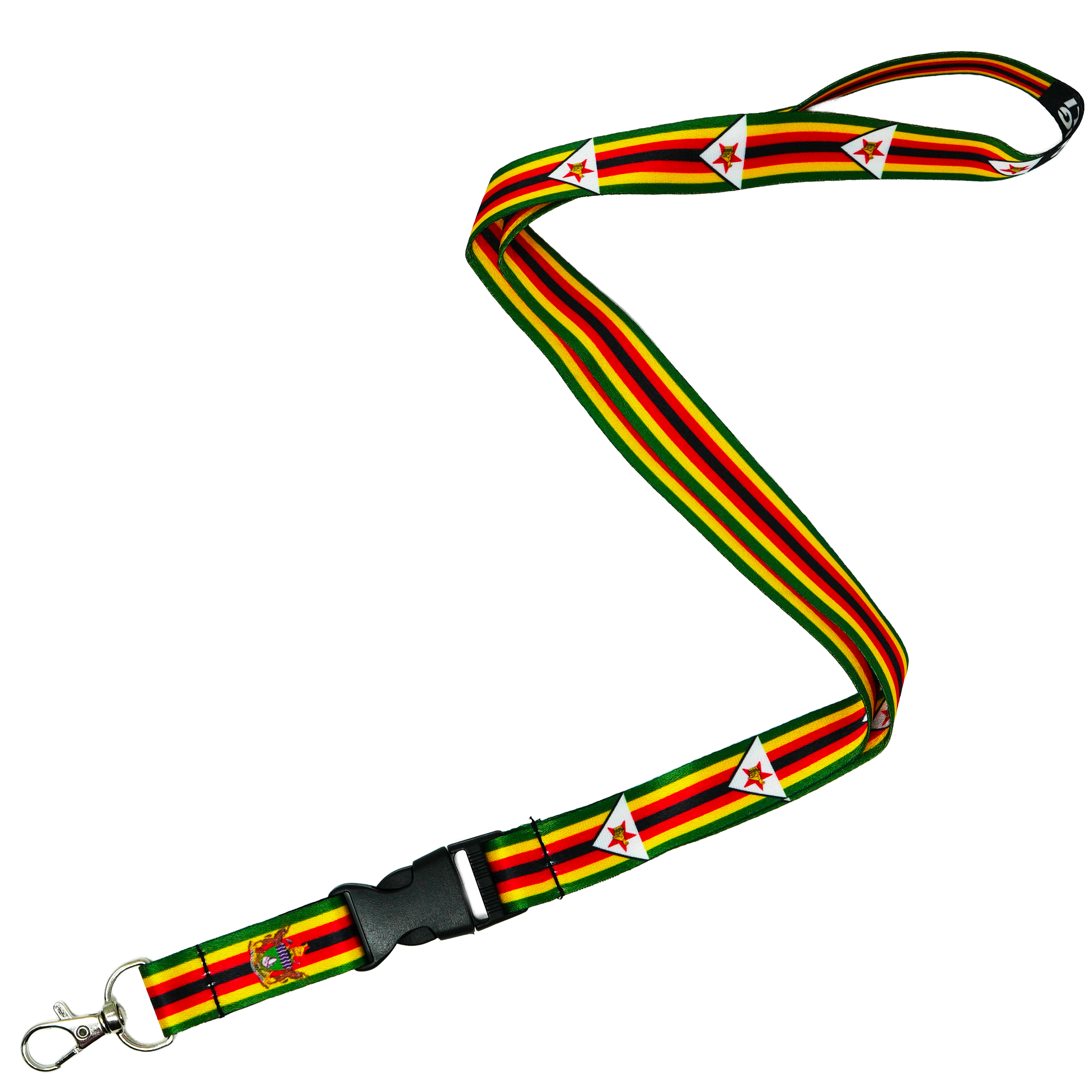 Zimbabwe Country Flag Emblem Lanyard Main image