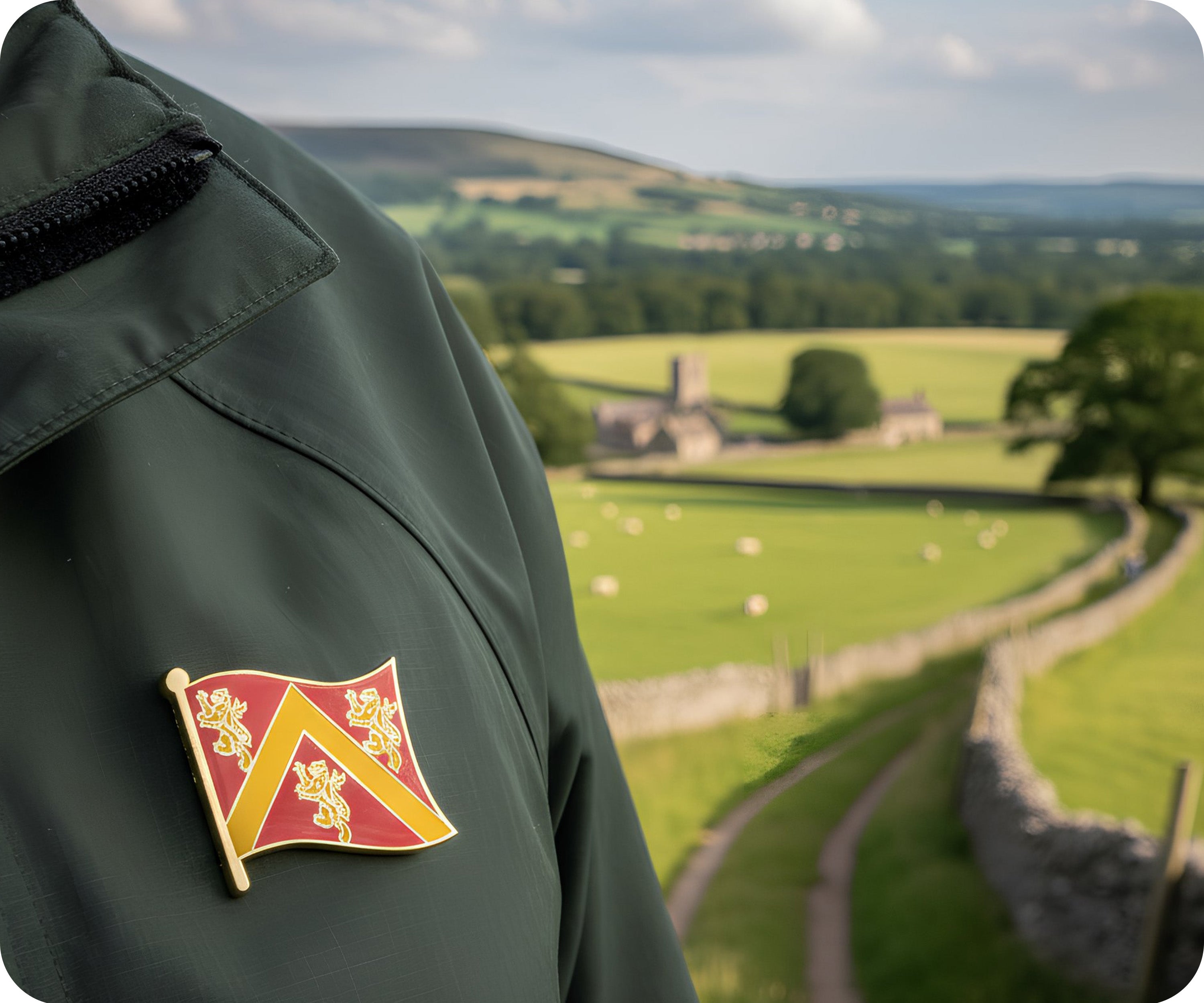 Anglesey Medieval Pin Badge