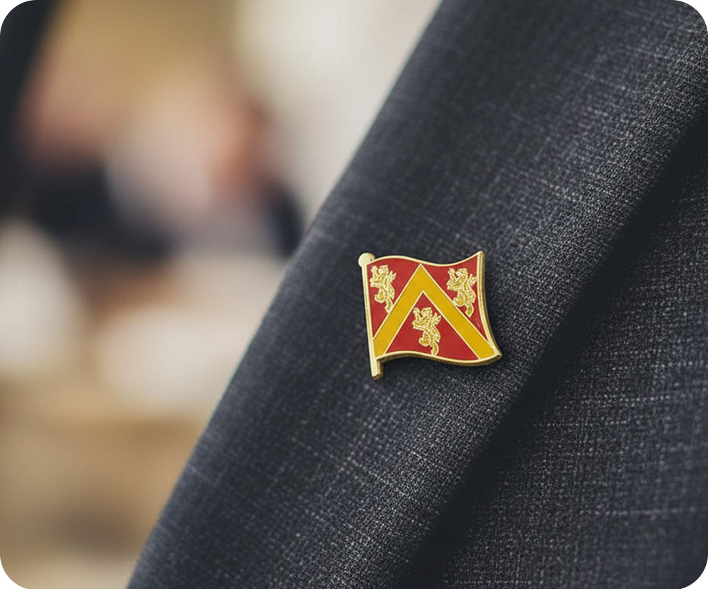 Anglesey Medieval Pin Badge