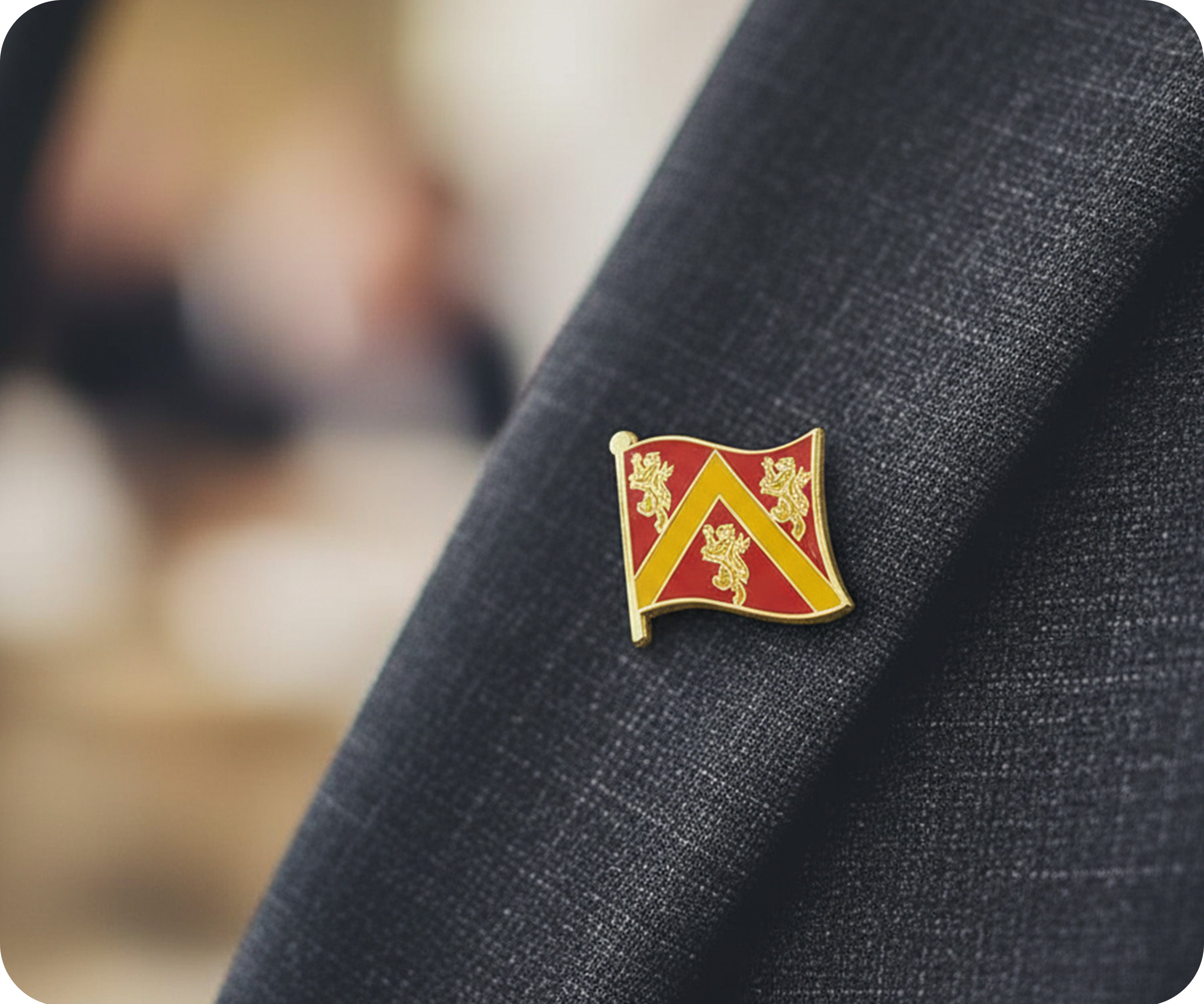 Anglesey Medieval Pin Badge