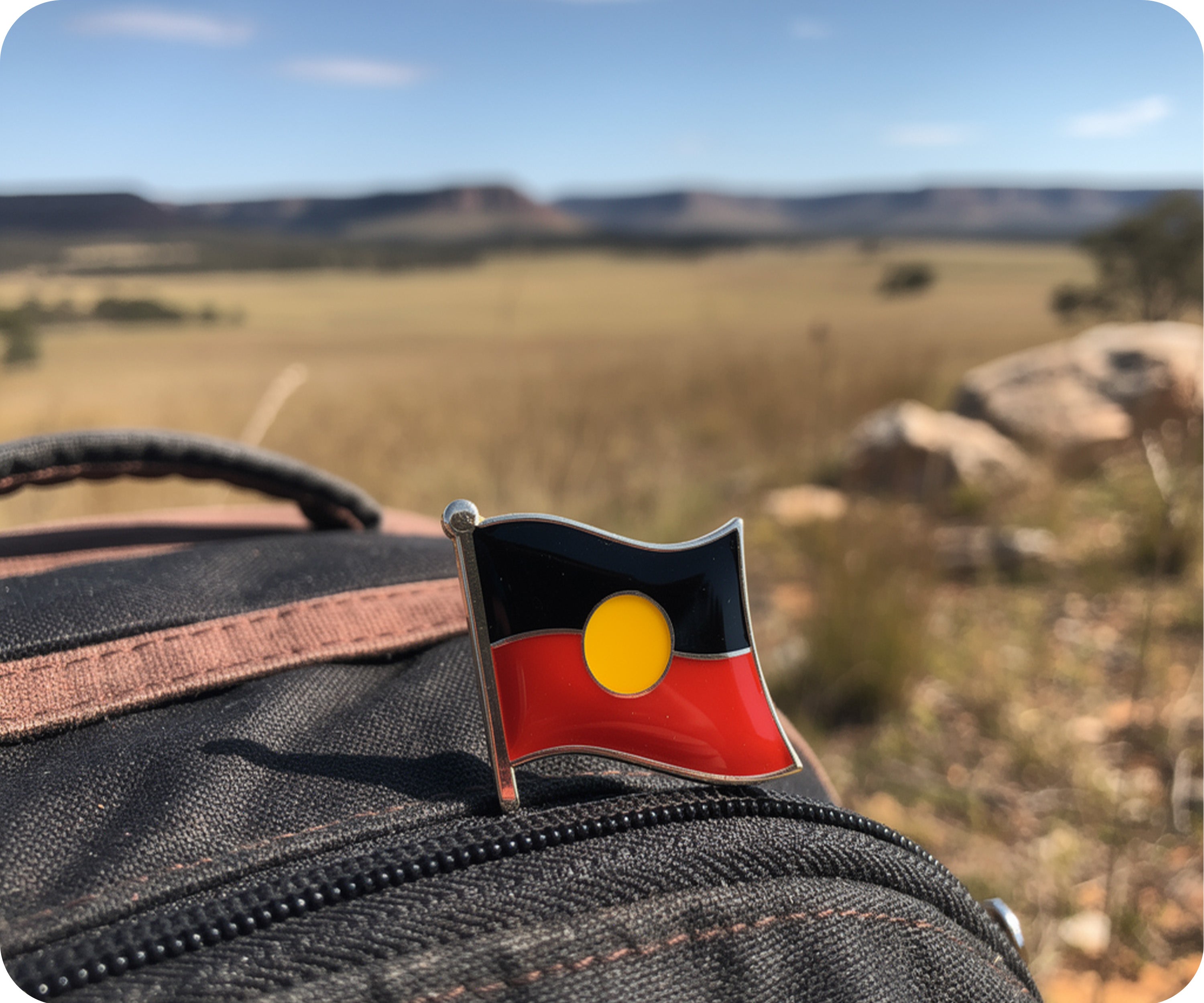 Aboriginal Australians Flag Pin Badge