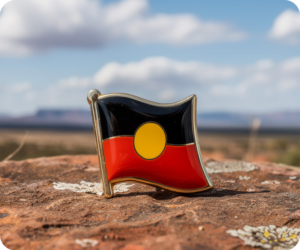 Aboriginal Australians Flag Pin Badge