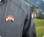 Austria & Croatia Friendship Pin Badge