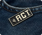 Act Gamer Mining Pin Badge