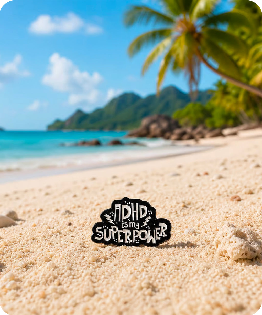 ADHD Is My Superpower Enamel Pin Badge