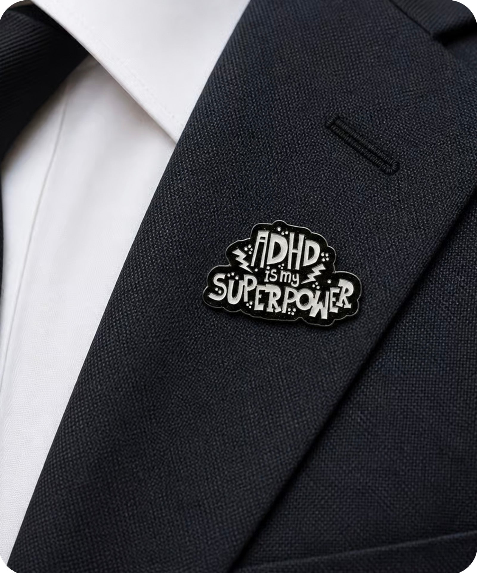 ADHD Is My Superpower Enamel Pin Badge