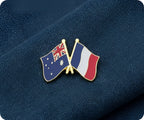 Australia & France Friendship Pin Badge