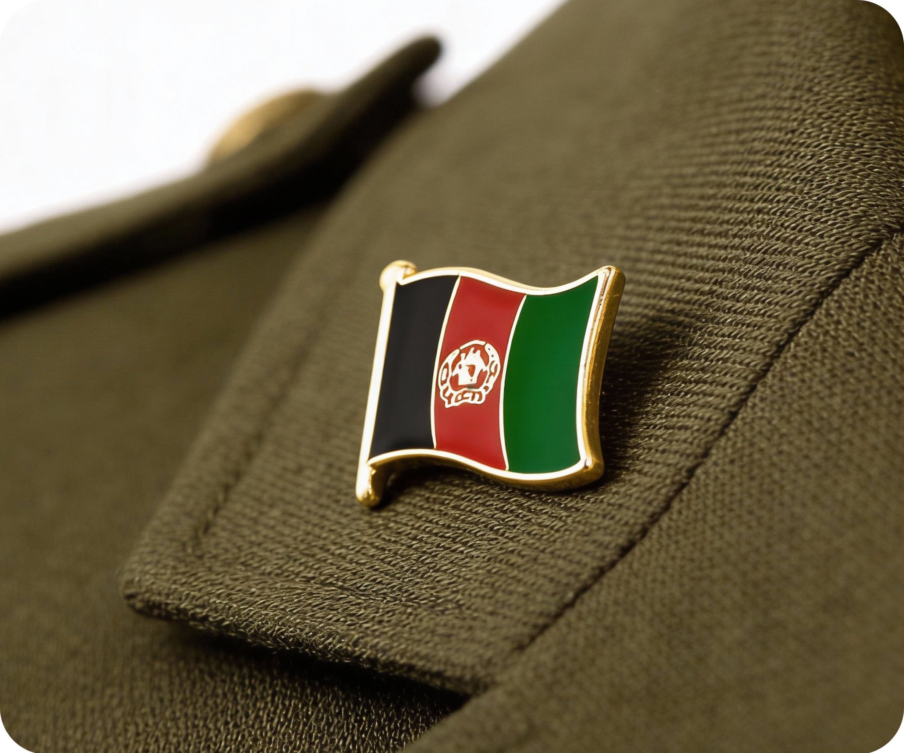 Afghanistan Flag Pin Badge