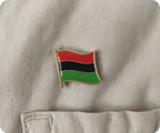 Pan-African Afro American Pin Badge