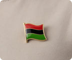 Pan-African Afro American Pin Badge