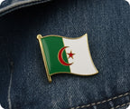 Algeria Flag Pin Badge