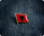 Albania Flag Pin Badge