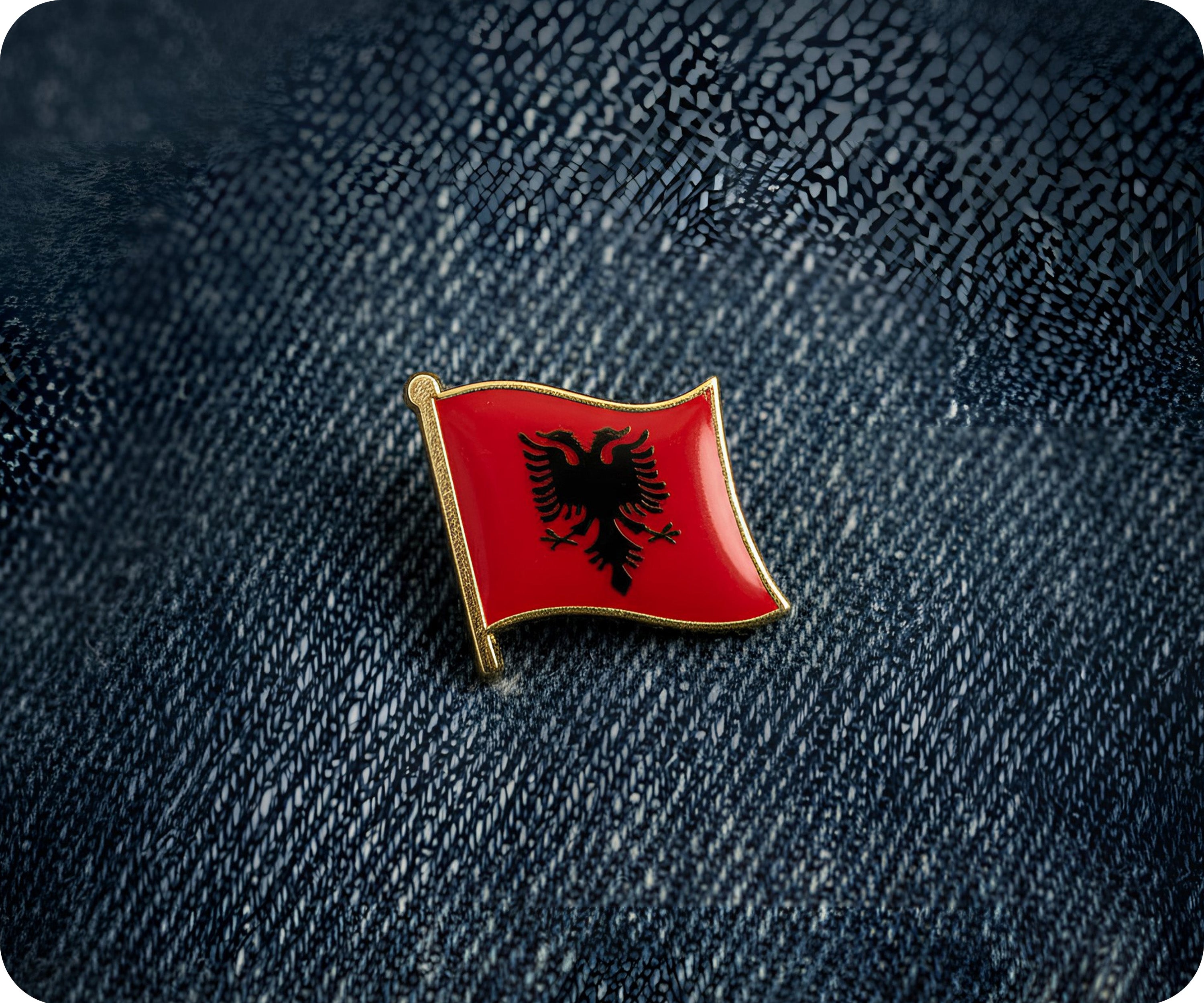 Albania Flag Pin Badge