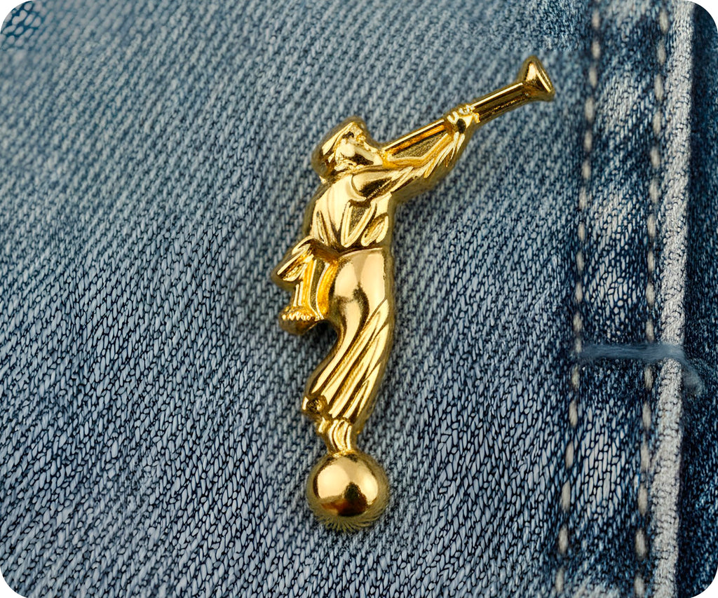 Angel Moroni Pin Badge