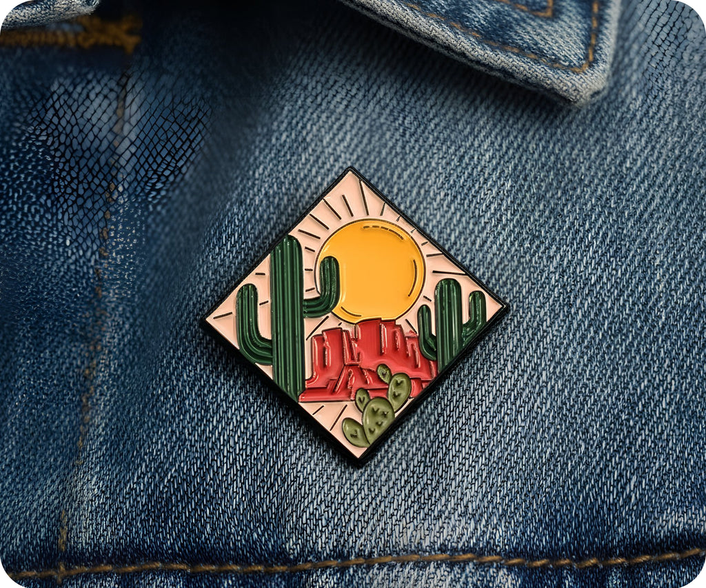 Arizona Dessert Pin Badge