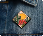 Arizona Dessert Pin Badge