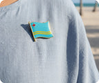 Aruba Flag Pin Badge
