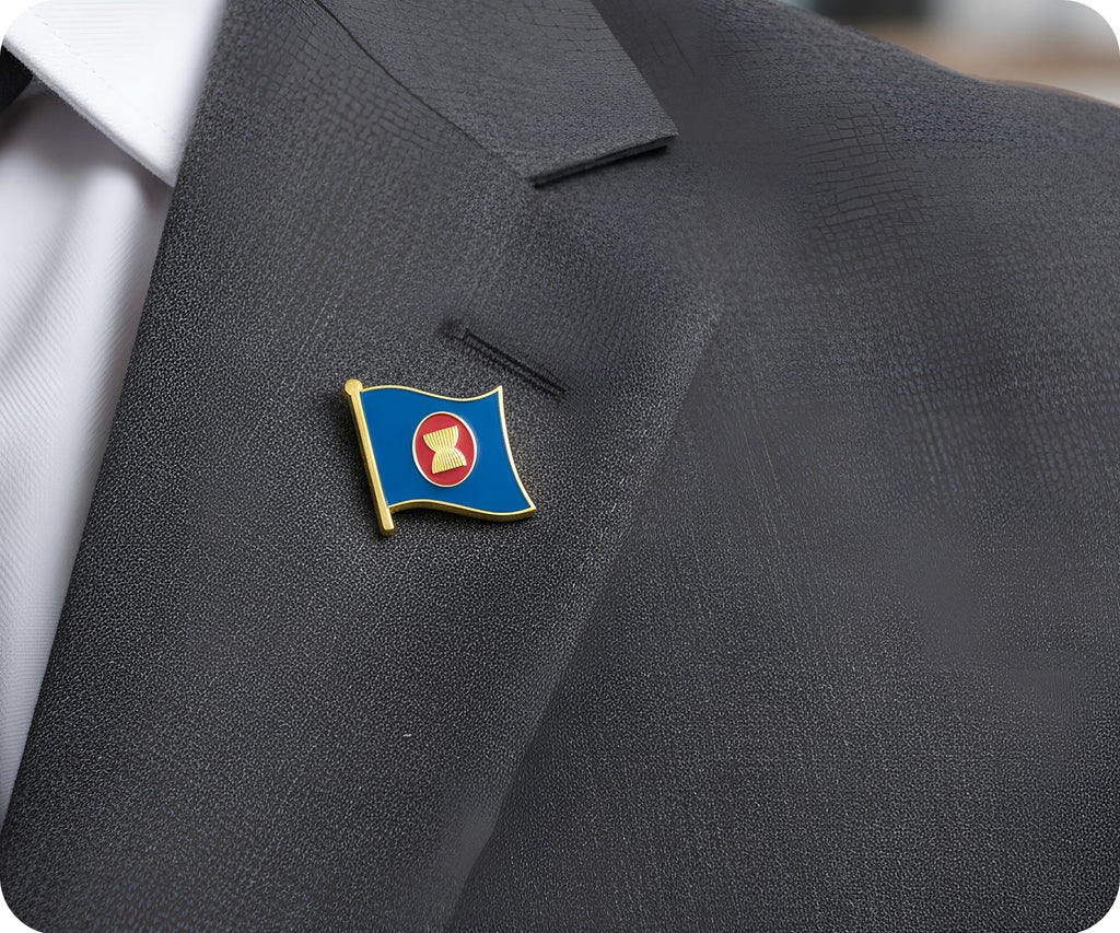 The Association of Southeast Asian Nations (ASEAN)  Pin Badge
