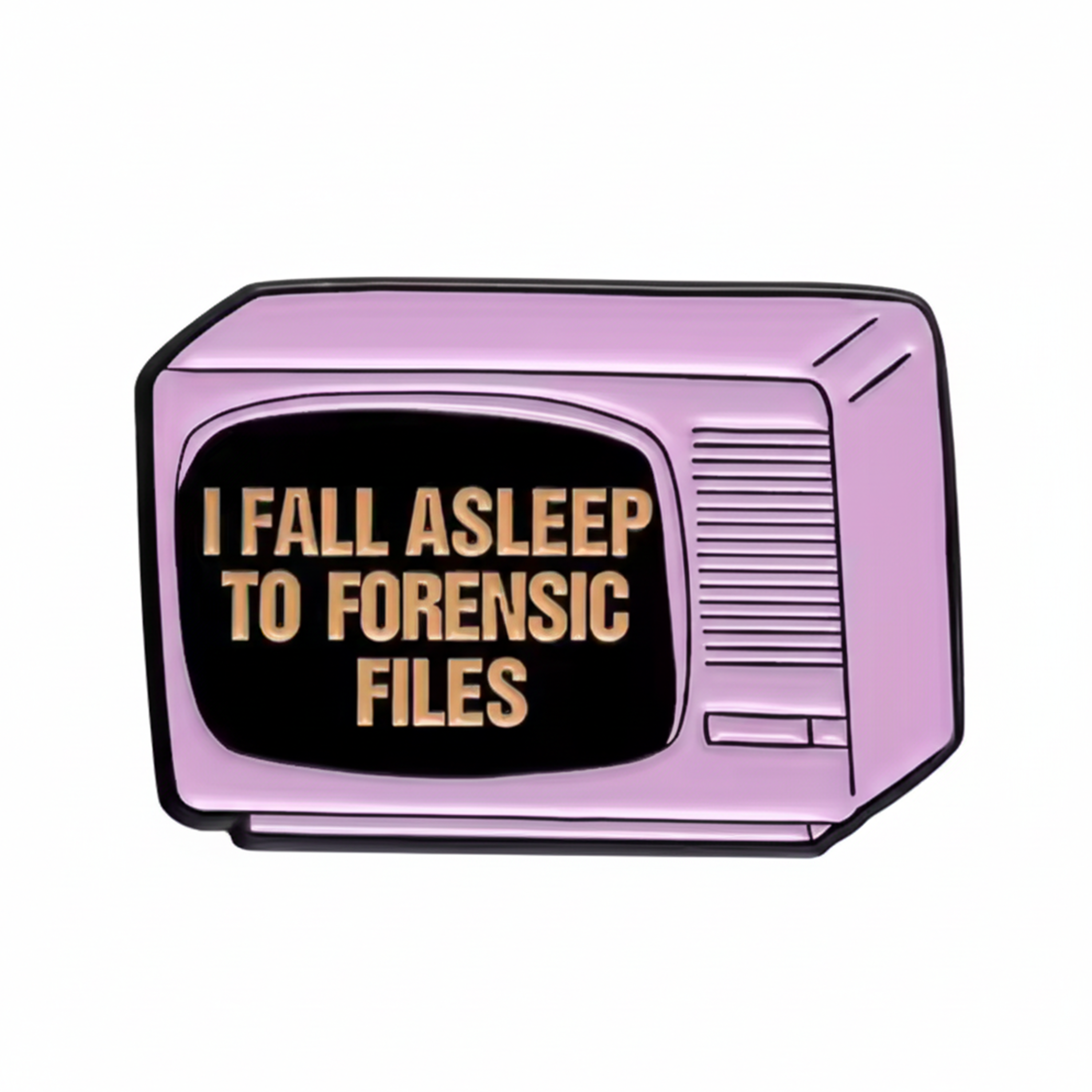 Me duermo con la insignia de crimen real de Forensic Files Imagen principal del producto