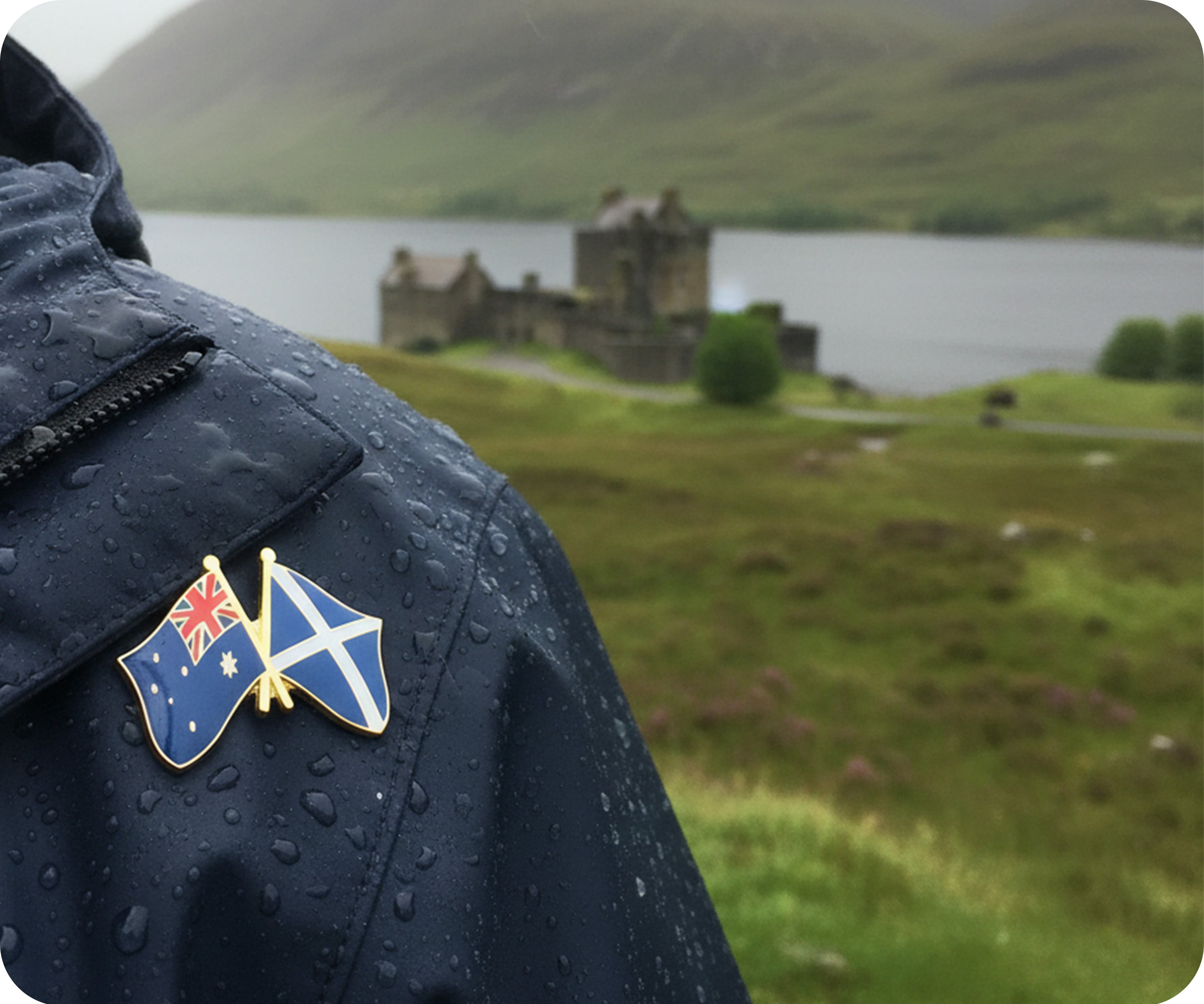 Pin de la amistad entre Australia y Escocia Imagen secundaria del producto