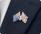 Australia & United Kingdom Friendship Pin Badge
