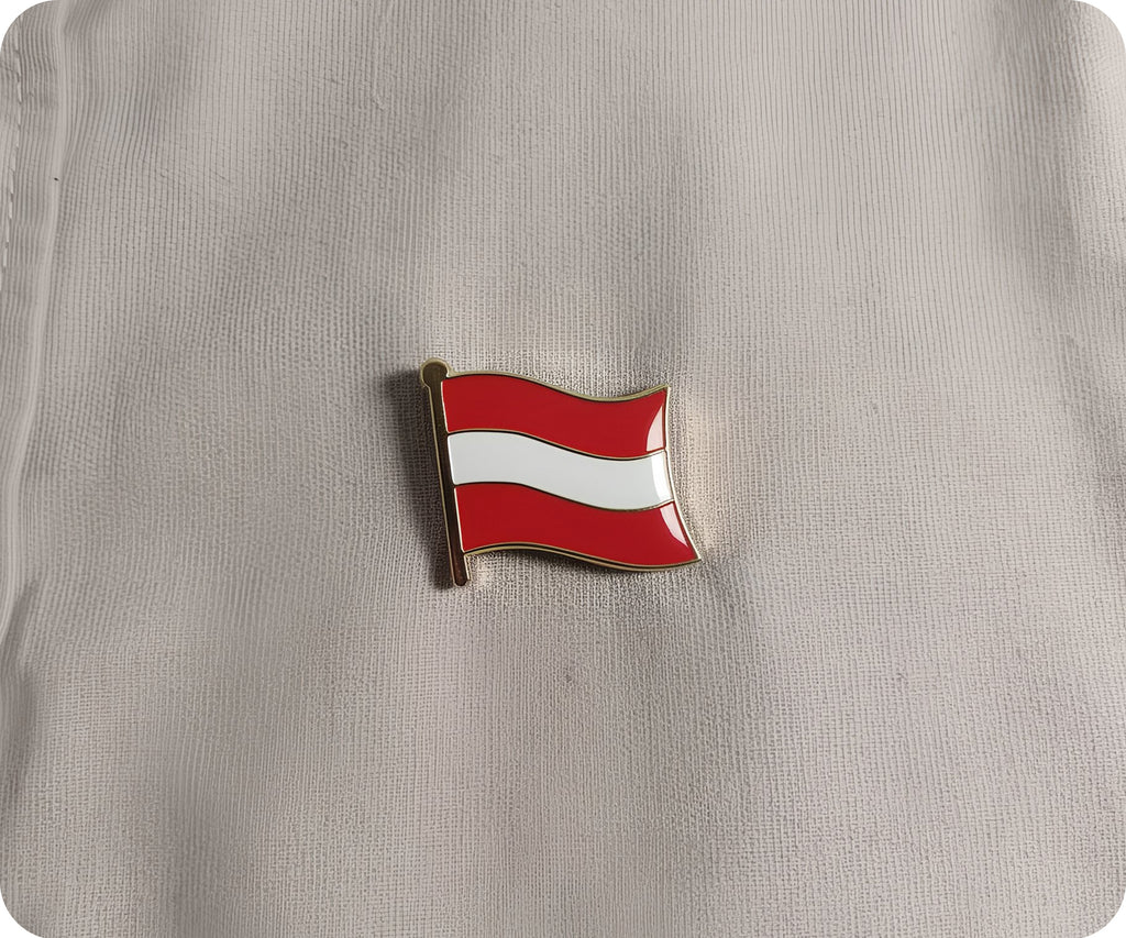 Austria Flag Pin Badge