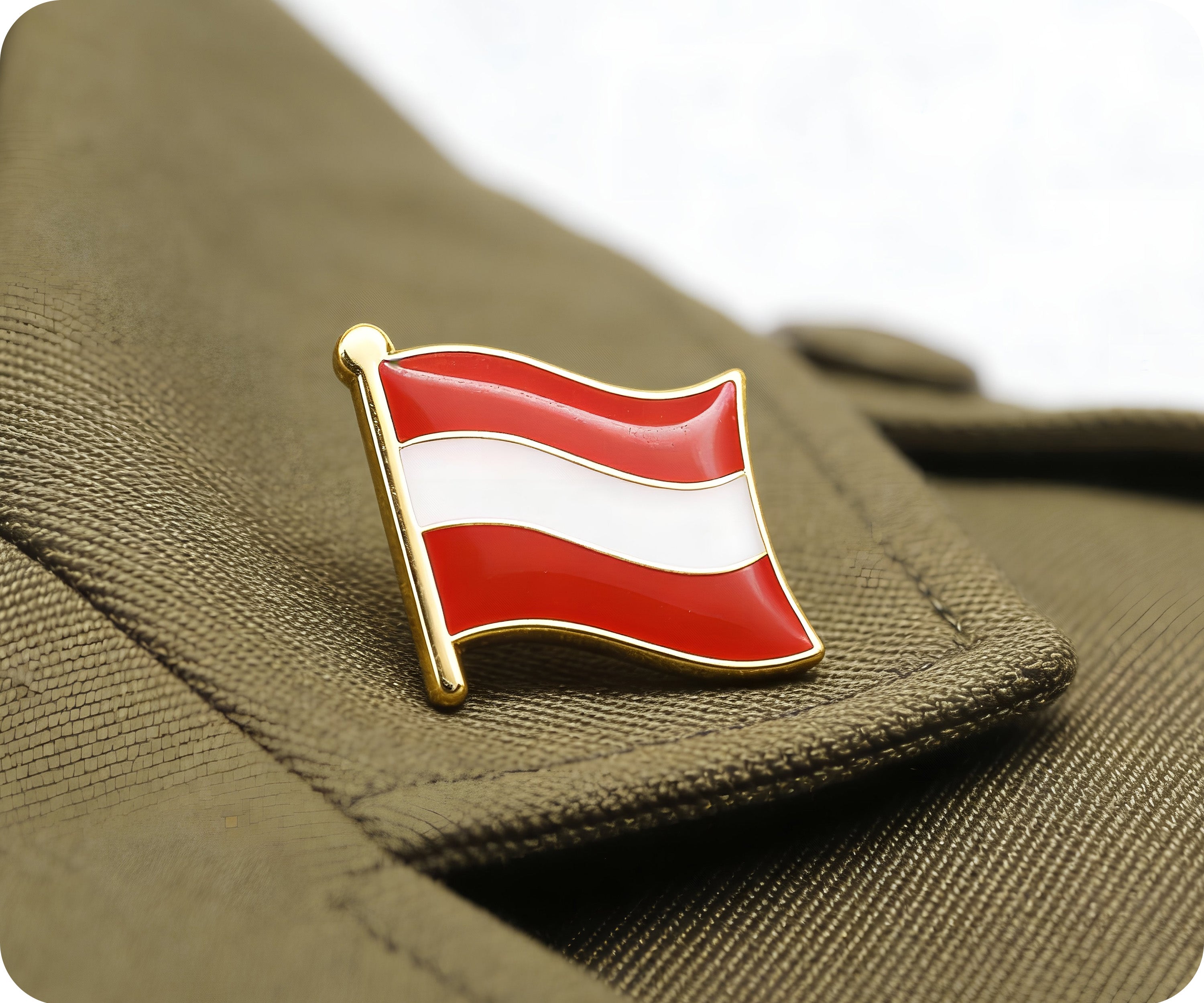 Austria Flag Pin Badge