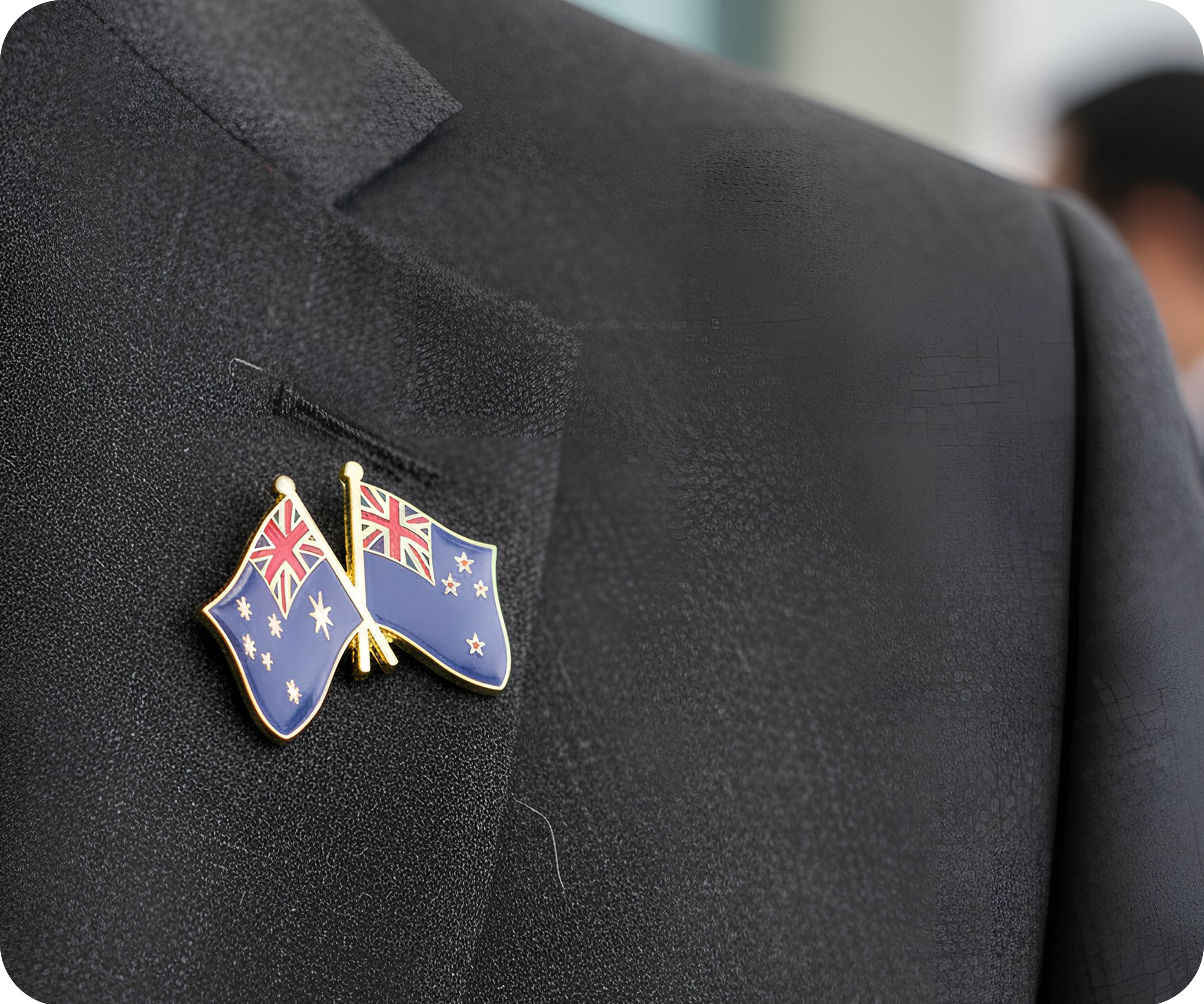 Pin de la amistad entre Australia y Nueva Zelanda Imagen secundaria del producto