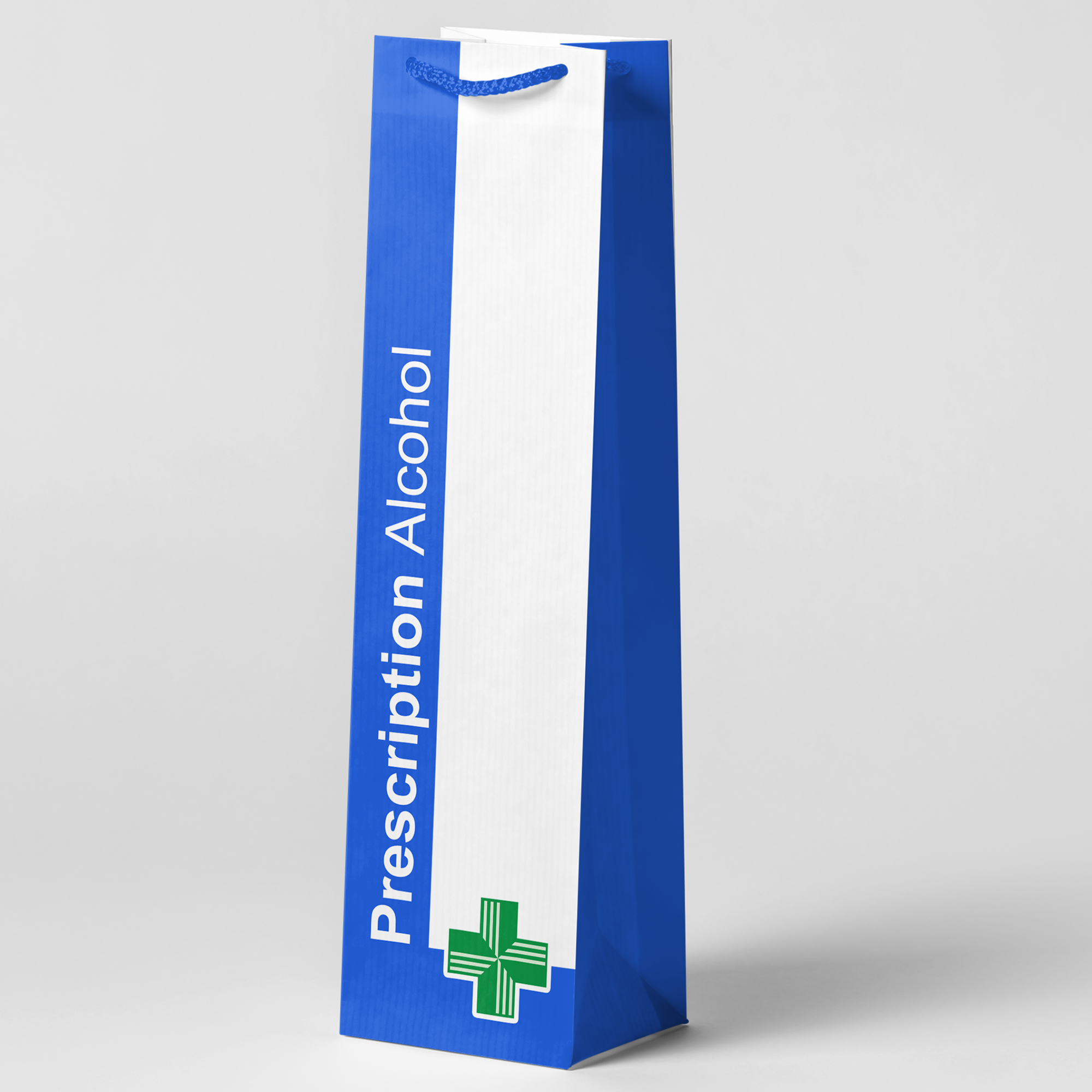 Bolsa para botellas de alcohol con receta + pegatinas