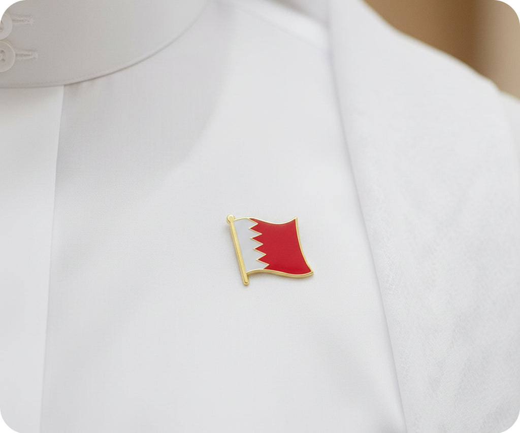 Bahrain Flag Pin Badge