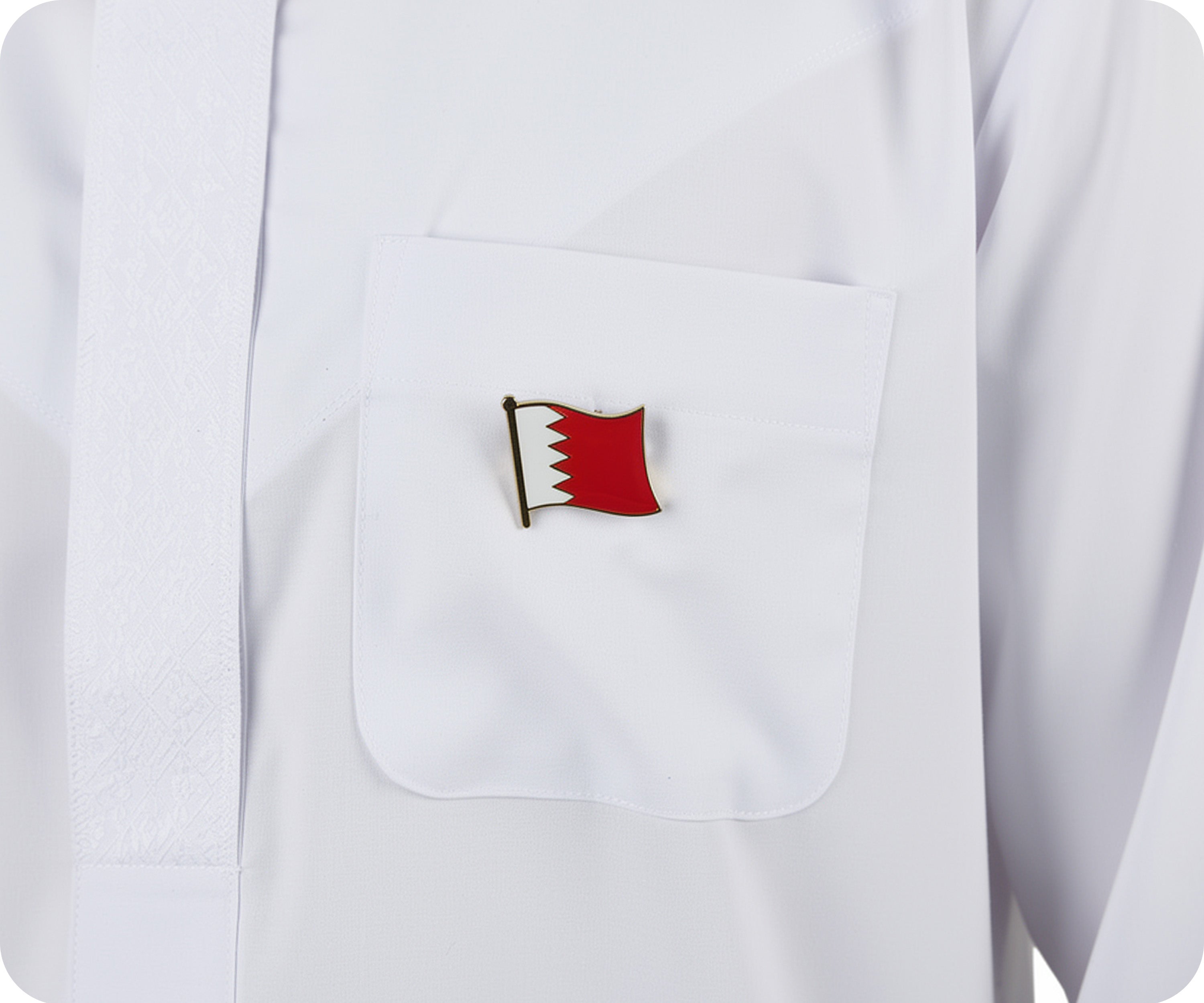 Bahrain Flag Pin Badge