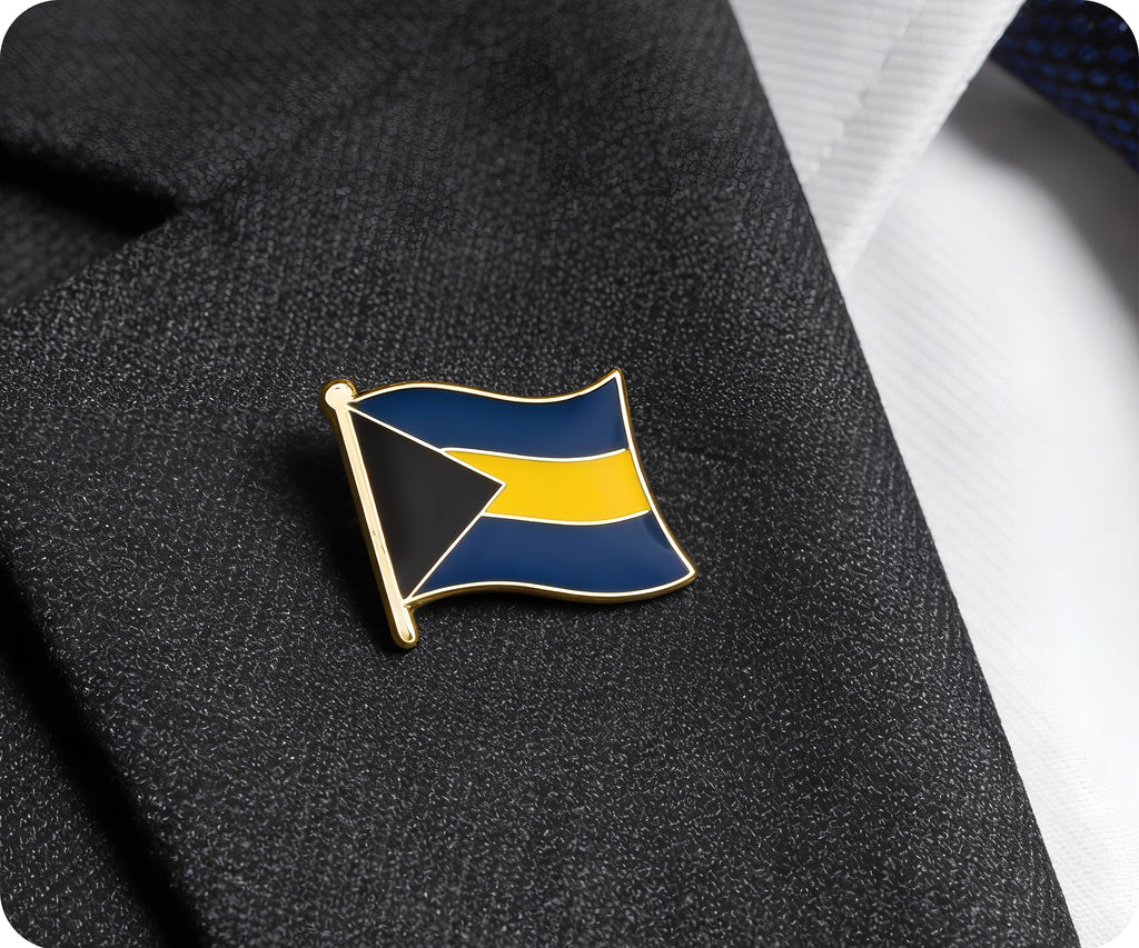 Bahamas Flag Pin Badge