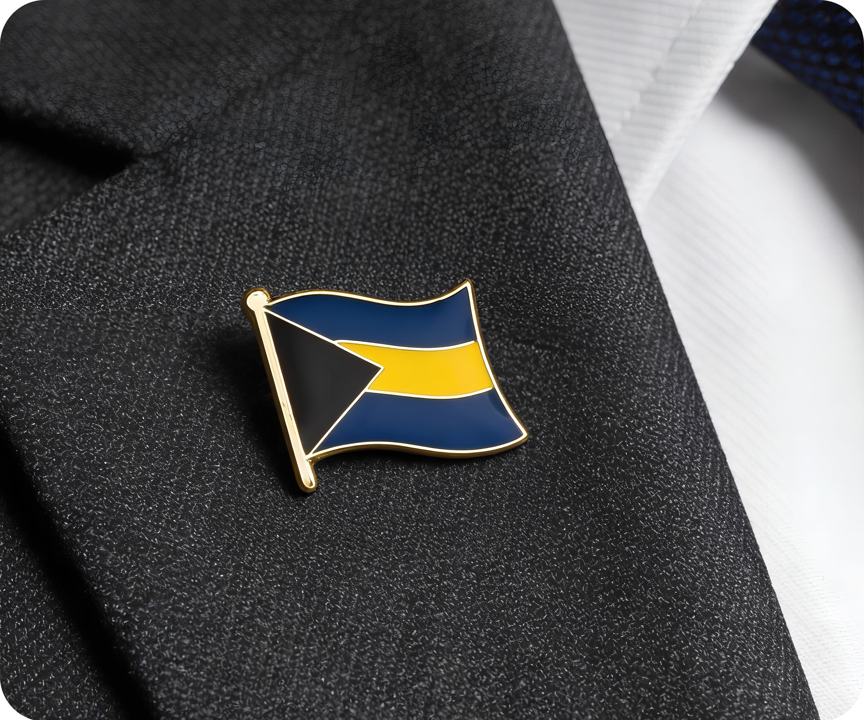 Bahamas Flag Pin Badge